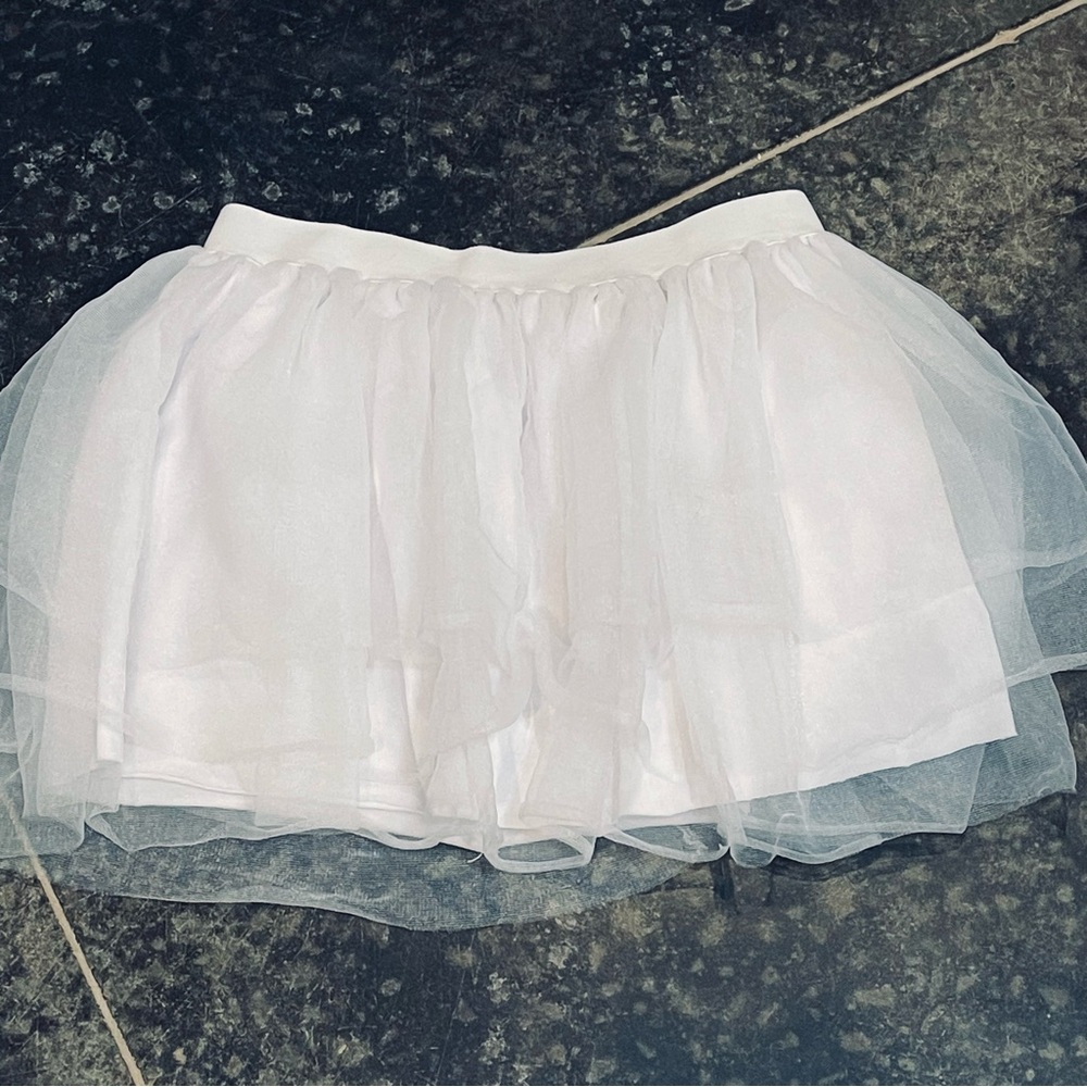 Kids White Skirt